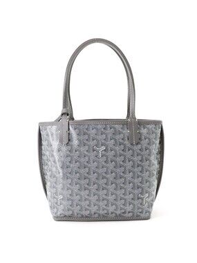 Goyard Handbag Anjou Mini Reversible Leather Herringbone